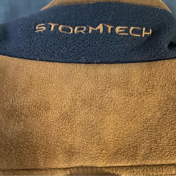 Stormtech Classic Vest Equestrian Embroidered Logo Size Large Fleece Faux Suede - Picture 4 of 10